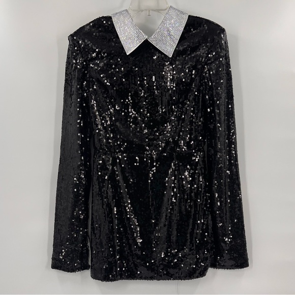 Akira MARK MY WORDS COLLARED MINI DRESS new with packaging large - Picture 3 of 13